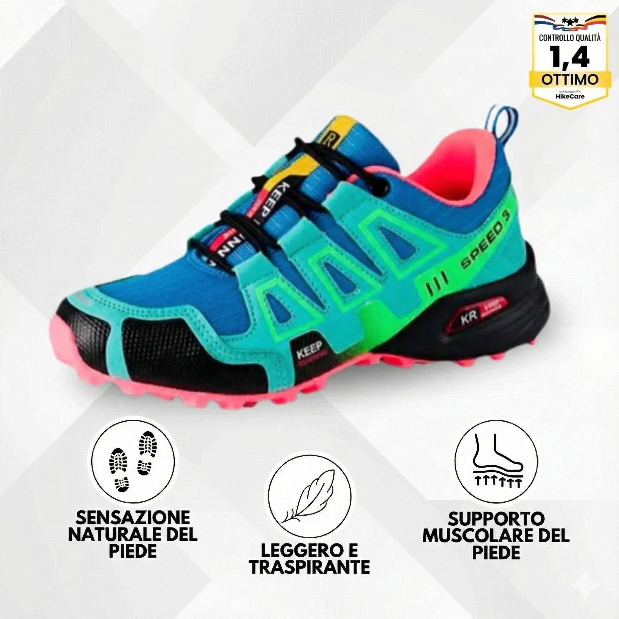 OrthoTrekking - Scarpe da trekking ed escursionismo ergonomiche per alleviare il dolore