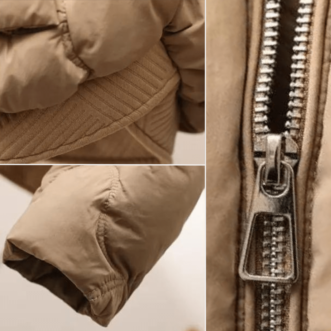 Piumino Trapuntato con Cappuccio Jasirada – Calore Invernale Leggero