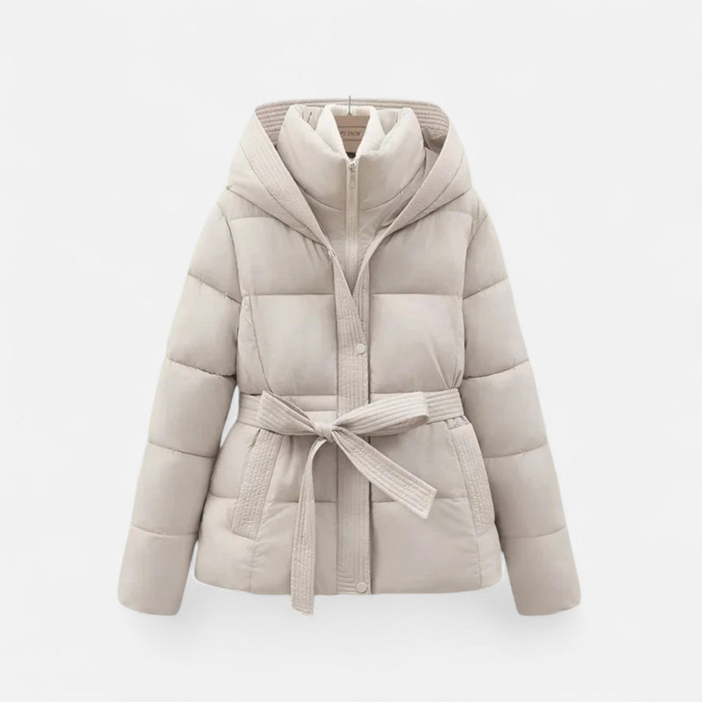 Giacca Trapuntata – Design Cinturato – Essenziale Chic per l'Inverno
