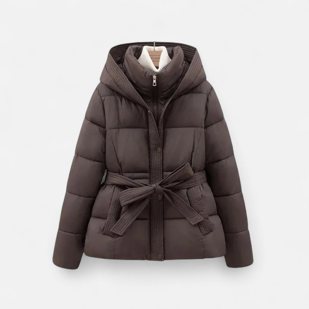 Giacca Trapuntata – Design Cinturato – Essenziale Chic per l'Inverno