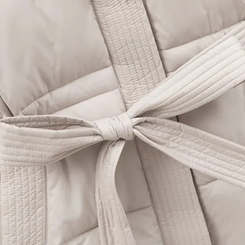 Giacca Trapuntata – Design Cinturato – Essenziale Chic per l'Inverno