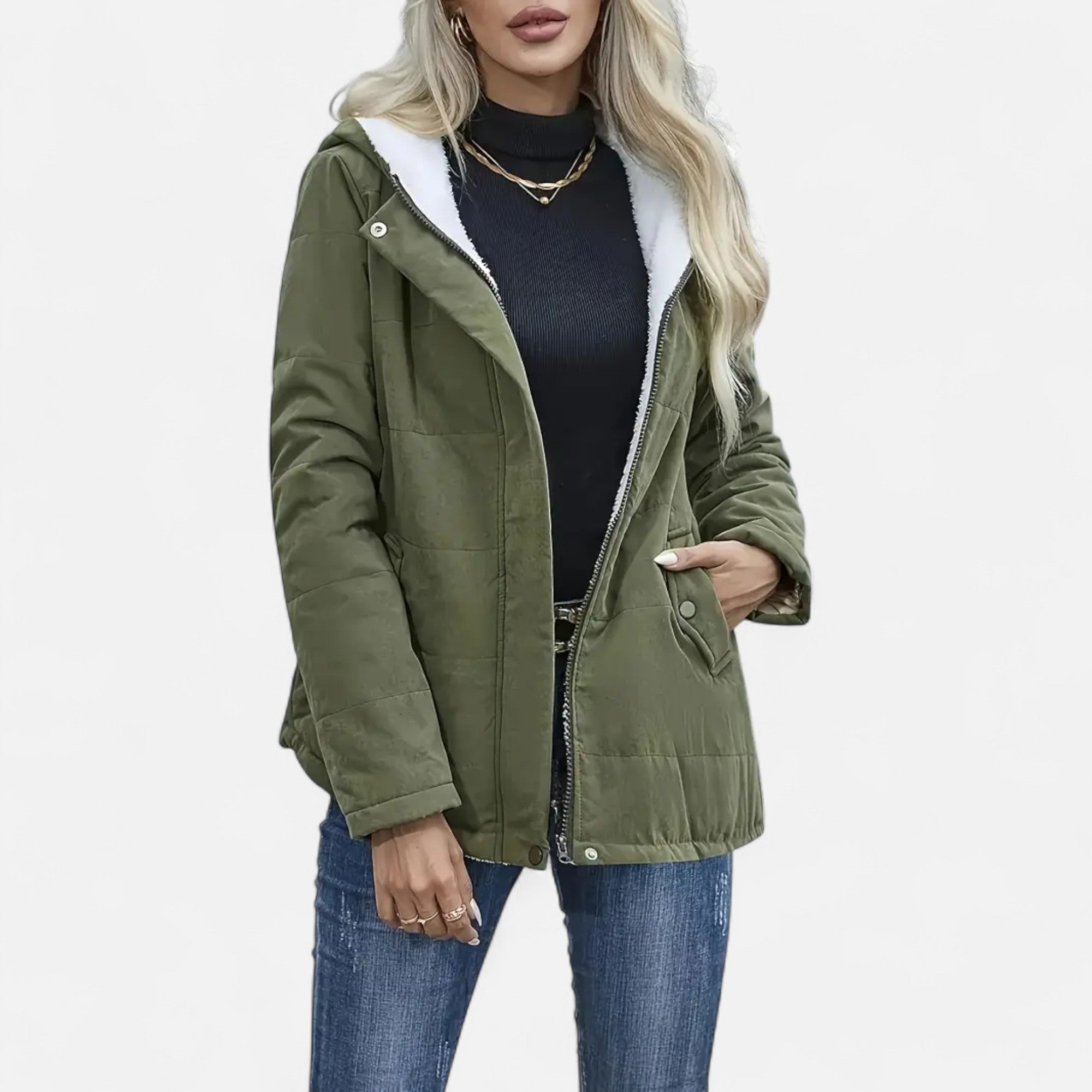 Giacca Invernale – Fodera in Pile – Comfort Classico per Donna