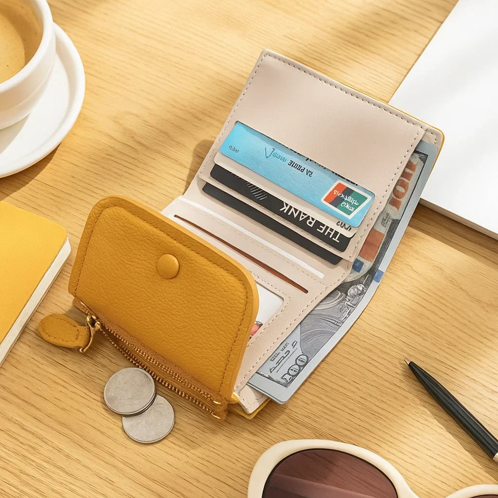 Araceli – Mini Portafoglio da Viaggio con Scatto