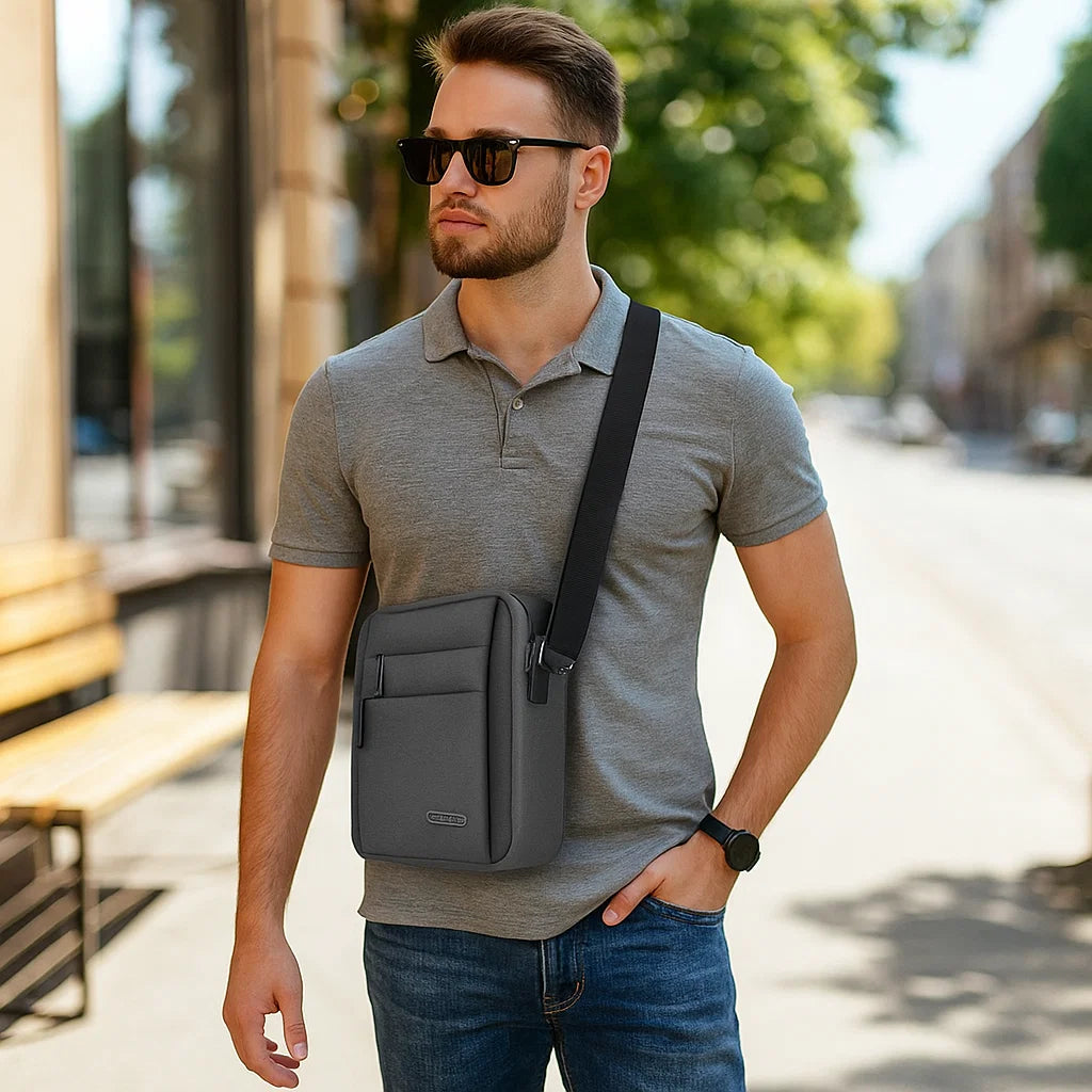 Carter – Borsa a Tracolla Uomo Antifurto Impermeabile