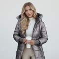 Aurora™ | Elegante cappotto invernale con cappuccio e imbottitura