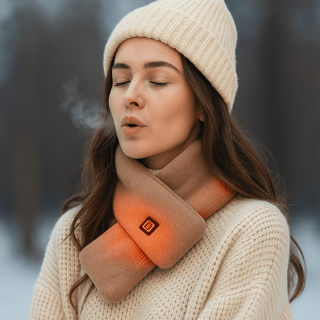 Sciarpa Elettrica Riscaldata - 3 Temperature - Inverno